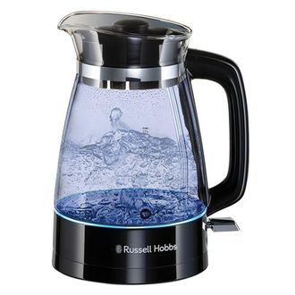 Russell Hobbs Kettle Classic Glass 1,7l Black Schwarz 26080-70 2608070 (26080-70)