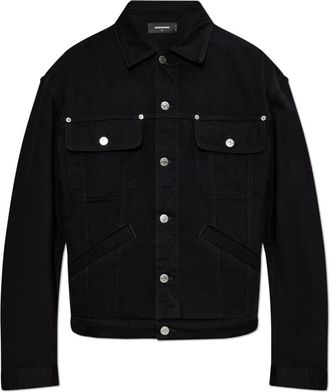 Dsquared2 Denim Jas - Heren - Spijkerjassen - Zwart - XS - Denim - Jassen
