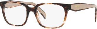 Prada Stijlvolle Brillenmonturen - Dames - Brillen - Bruin - 54 MM - Accessoires