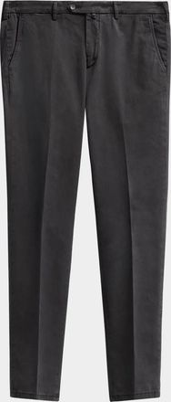 Sartorio Men & apos;s Creased-Front Trousers