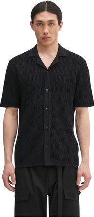Sams&oslash;e & Sams&oslash;e Camisa de Manga Corta Sarlo - Shirts - Hombre - Negro - L