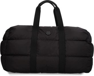 Moncler Caradoc Holdall - Heren - Weekendtassen - Zwart - ONE Size - Katoen - Tassen