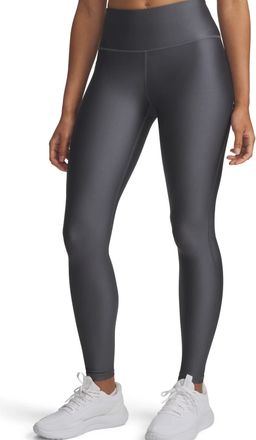 Under Armour Funktionstights UNDER ARMOUR TECH HIRISE LEGGING, Damen, Gr. XXL, N-Gr, castlerock,, schwarz, Obermaterial: 87% Polyester, 13% Elasthan, Hosen Funktio
