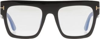 Tom Ford FT0847001 Square Full-Rim Eyeglasses - Black