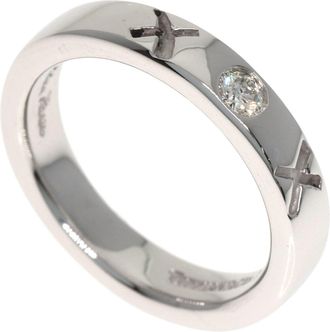 Tiffany & Co. White White Gold (18K) Band Ring (Pre-Owned)