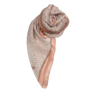 Borbonese Pink Silk Women Womens Scarf