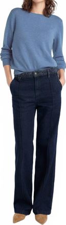 Favorite Daughter Leave An Impression Trouser Pant In Blue