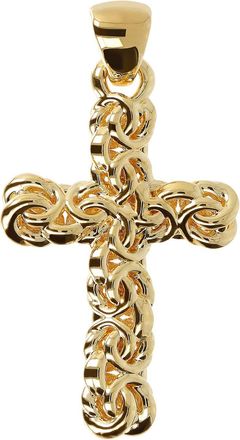 Autentica Polished Byzantine Cross Pendant