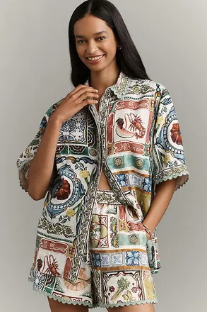 Alemais Tommasina Linen Buttondown Shirt