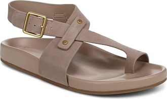 Franco Sarto Blair Ankle Strap Platform Sandal in Porcini Biege at Nordstrom, Size 9.5