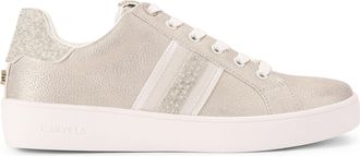 Carvela Womens Rapid Sneakers - Champagne - Size UK 5