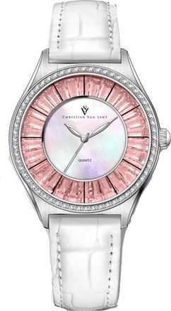 Christian Van Sant Womens Luna Mother of pearl Dial Watch
