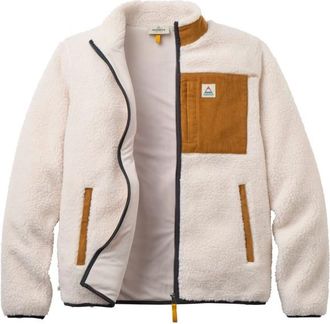 Passenger Trekker 2.0 Recycled Deep-Pile Sherpa Fleece Fleecejacke f&uuml;r Herren | beige