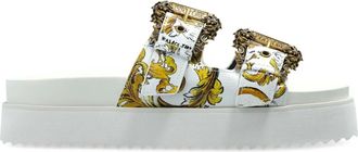 Versace Jeans Couture Sandali slides Arizona - Bianco