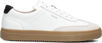 Blackstone Schoenen, Heren, Wit, 42 EU, Leer, Witte Leren Sneakers voor Mannen