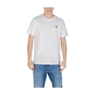 Lyle & Scott Hombre, Camisetas, Blanco, Talla: M