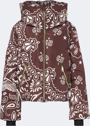 Goldbergh Kyoko hooded printed ski jacket