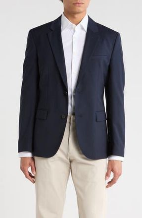 BOSS Karl Wool Blend Sport Coat in Dark Blue at Nordstrom Rack, Size 42Short