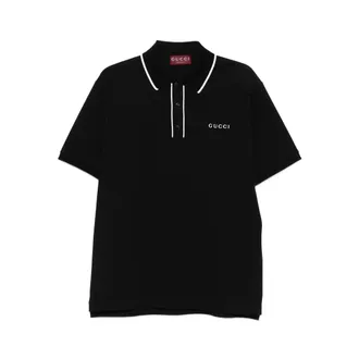 Gucci Tipped-collar Polo Shirt
