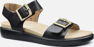 Hotter Womens Corfu Womens Sandals - Black - Size: 6.5