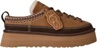 UGG Heritage Veterschoen Slipper - Dames - Sneakers - Bruin - 40 EU - Polyester - Schoenen