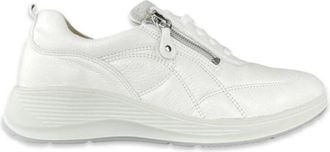 Waldl&auml;ufer Kalea Sneaker - Dames - Sneakers - Wit - 34 1/2 EU - Leer - Schoenen
