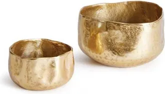 Napa Home & Garden Amelia Cachepots, Set of 2 in Gold at Nordstrom