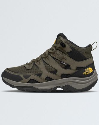 The North Face Mens Hedgehog 3 Mid Waterproof Boots In Tnf Black/asphalt Grey