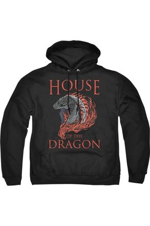 Gildan House Of The Dragon Hod Dragon Illustration Adult Pull Over Hoodie / Hooded Sweatshirt
