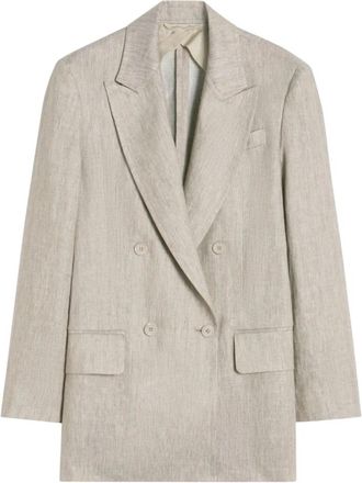 Max Mara Giacca - Dames - Blazers - Grijs - S - Jassen