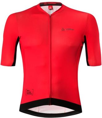 LOEFFLER Bike Jersey Full-Zip Curro Hotbond Velotrikot f&uuml;r Herren | rot