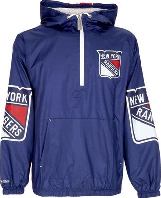 Mitchell & Ness NHL Team Anorak Windbreaker - Heren - Zomerjassen - Blauw - XL - Polyester - Jassen