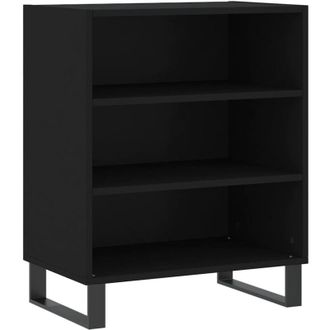 vidaXL Sideboard Black 57x35x70 cm Engineered Wood Vidaxl