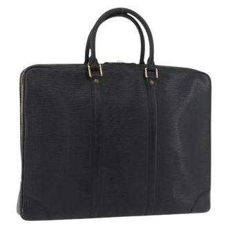 Louis Vuitton Pre-owned Handbags, female, Black, Size: ONE SIZE Pre-owned Vintage Epi Business Bag