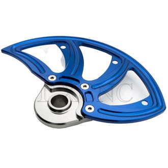 OEM Protector De Disco De Freno, Aluminio Resistente, F&aacute;cil Instalaci&oacute;n, 22 Mm, Azul