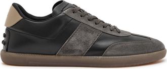 Tod's Panelled Leather Sneakers - Black - 44 (IT44 / UK10)