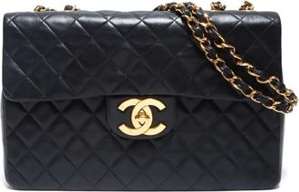 Chanel Borsa a spalla Classic Flap 1994-1999 - Nero