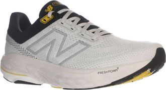 New Balance Mens Fresh Foam X 860V14 Wide Shoe In Grey Matter/black/ginger Lemon