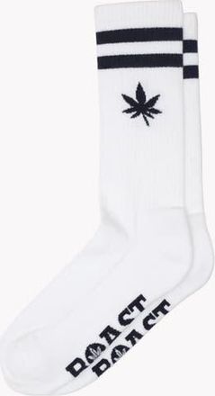 Boast Retro Calf Sock - 3 Pack in White Navy at Nordstrom