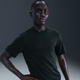 Nike Mens Primary Dri-FIT Short-Sleeve Versatile Top in Green | DV9831-390