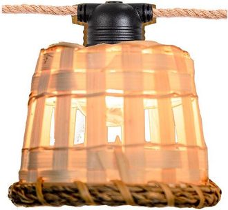 OEM Aurora Cuerda De Luz Para Interior Y Exterior. 10 Bombillas Led De Luz C&aacute;lida Con Carga Solar Y Bater&iacute;a Recargable. Fabricada En Espa&ntilde;a