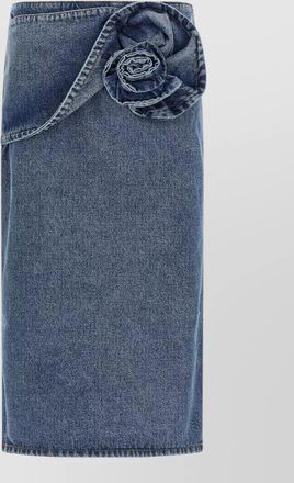 Magda Butrym denim high-rise mini skirt