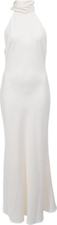 Misha Collection Evianna Gown in Ivory White Polyester