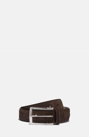 Scarosso Classic Belts in Dark Brown Suede at Nordstrom, Size 115