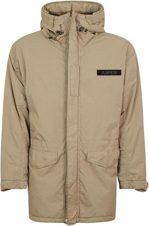 Aspesi Chaqueta Ligera Acolchada de Nailon - Coats - Hombre - Marr&oacute;n - L