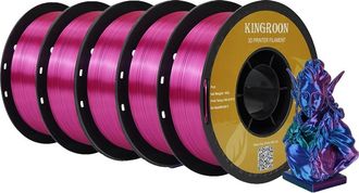 OEM Filamento Para Impresora 3d, Pla Sedoso, Compatibilidad Vers&aacute;til, 5 Kg De Filamento Rgb Sedoso