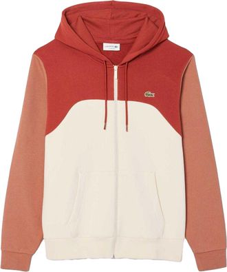 Lacoste Heren Colour Block Full Zip Hoodie (Veelkleurig)