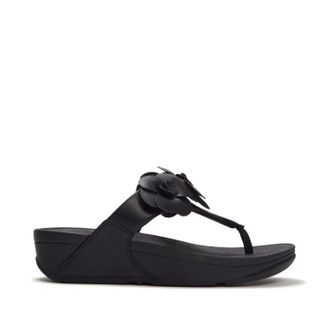 FitFlop Fitflop Womens Lulu Flower Toe-Post Sandals