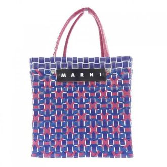Marni Pre-owned Tote Bag - Dames - Pre-owned - Blauw - Maat: ONE Size Leer