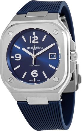 Bell & Ross Automatic Blue Dial Mens Watch BR05A-BLU-ST/SRB